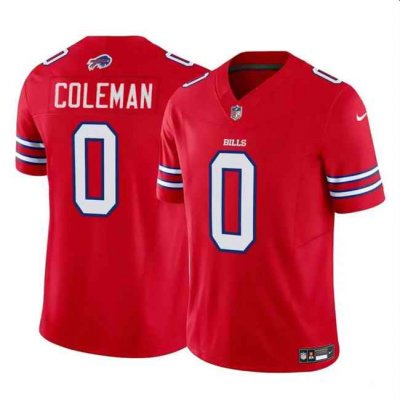 Youth Buffalo Bills #0 Keon Coleman Red 2024 Draft F.U.S.E. Vapor Untouchable Limited Stitched Football Jersey