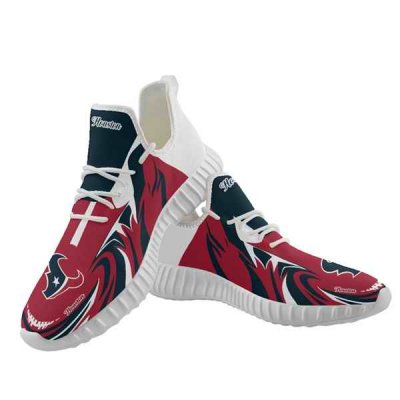 Men's Houston Texans Mesh Knit Sneakers/Shoes 017