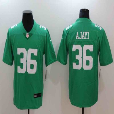 Men's Philadelphia Eagles #36 Jay Ajayi Green Throwback Vapor Untouchable Limited Stitched NFL Jersey