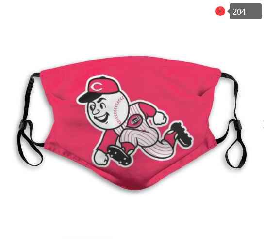 Cincinnati Reds Face Mask 003 Filter Pm2.5 (Pls check description for details)