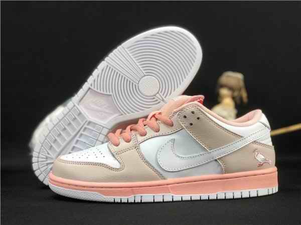 Women's Dunk Low SB White/Cream Shoes 054