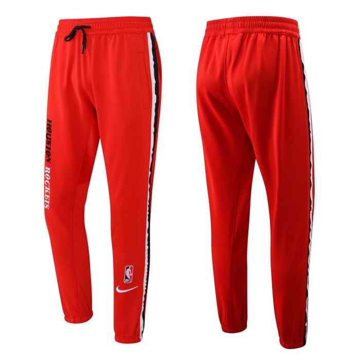 Men's Houston Rockets Red Performance Showtime Basketball Pants