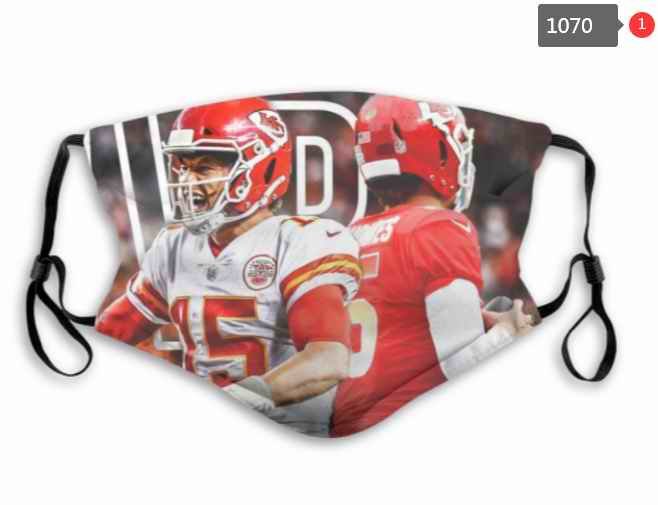 Kansas City Chiefs Face Mask 003 Filter Pm2.5 (Pls check description for details)