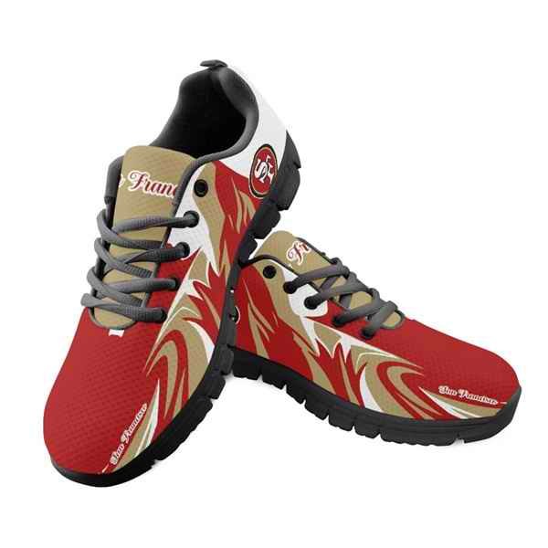 Men's San Francisco 49ers AQ Running Shoes 005