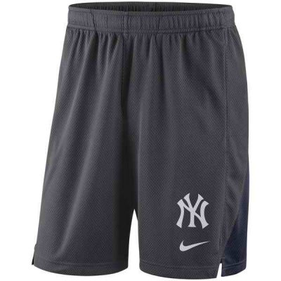 Men's New York Yankees Anthracite Franchise Performance Shorts