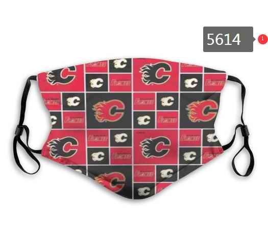 Calgary Flames Face Mask 5614 Filter Pm2.5 (Pls check description for details)