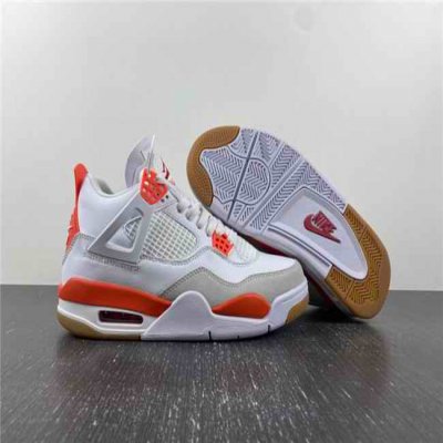 Men's Running weapon Air Jordan 4 White/Orange Shoes DR5415-108 0167