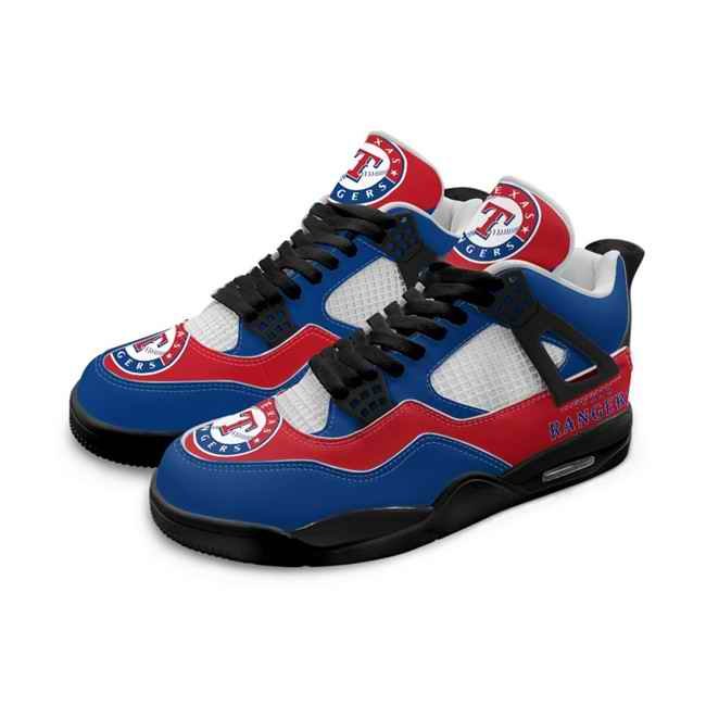 Women's Texas Rangers Running weapon Air Jordan 4 Shoes 001