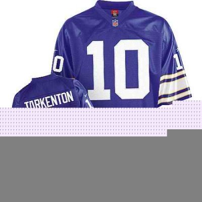 Mitchell&Ness Vikings #10 Fran Tarkenton Purple Stitched Throwback NFL Jersey