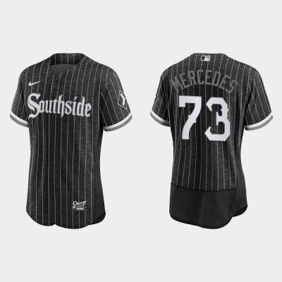 Men's Chicago White Sox #73 Yermin Mercedes 2021 City Connect Flex Base Stitched Jersey