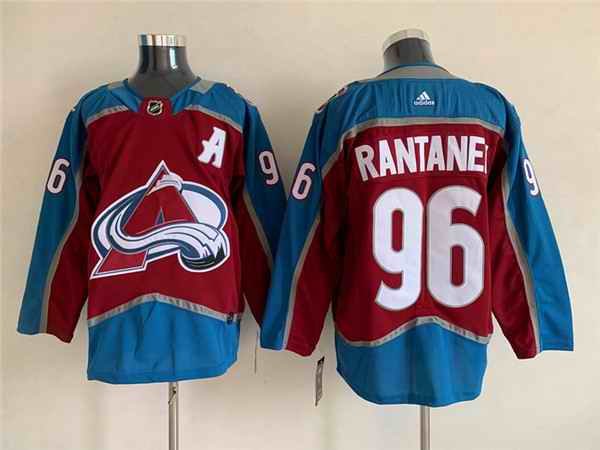 Men's Colorado Avalanche #96 Mikko Rantanen Burgundy Stitched Jersey