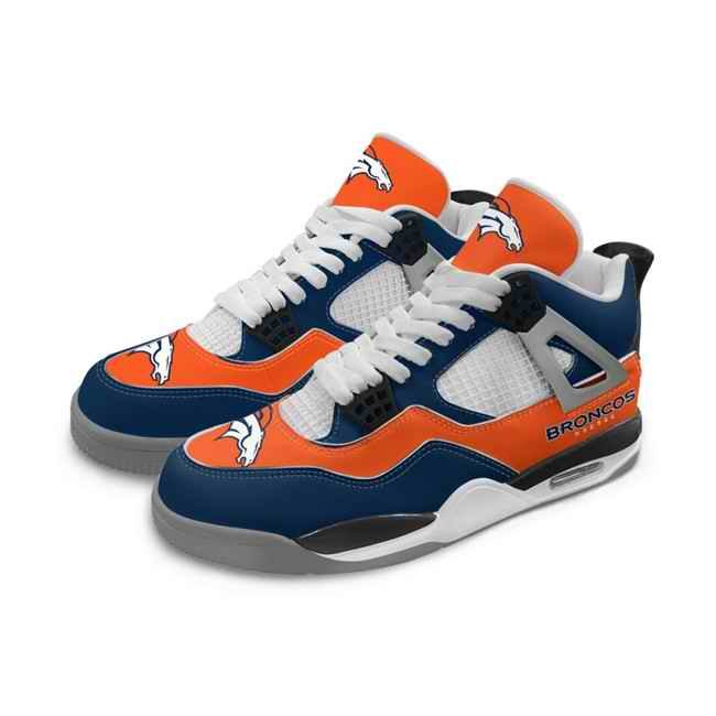 Women's Denver Broncos Running weapon Air Jordan 4 Shoes 0002