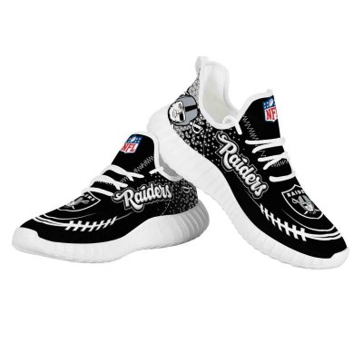 Men's Las Vegas Raiders Mesh Knit Sneakers/Shoes 014