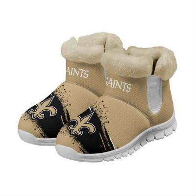 Women's New Orleans Saints 2024 Snow Boots/Shoes 001(Pls check description for details)