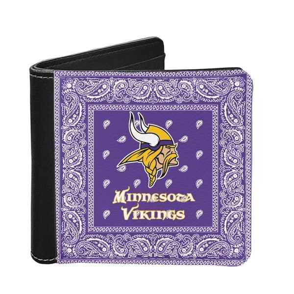 Minnesota Vikings PU Leather Wallet 001(Pls Check Description For Details)