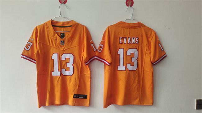 Women's Tampa Bay Buccanee #13 Mike Evans Orange F.U.S.E Throwback Limited Stitched Jersey(Run Small)