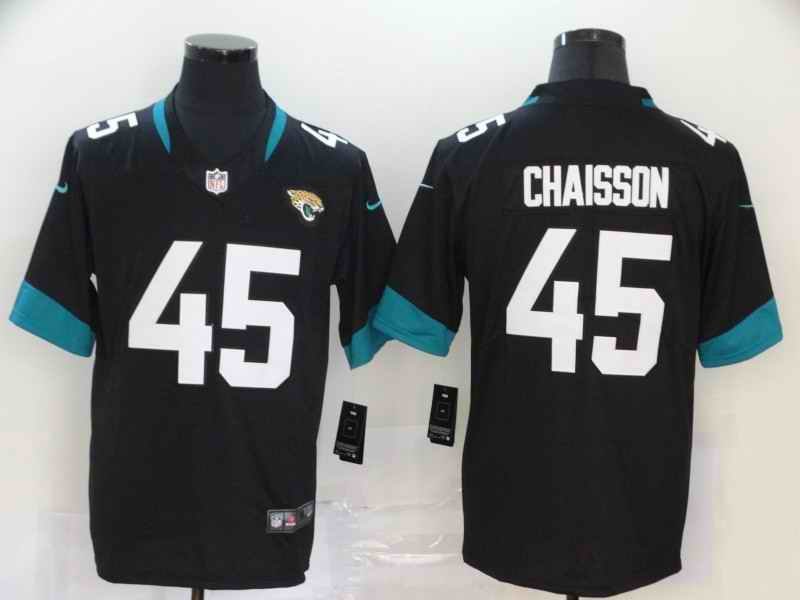 Men's Jacksonville Jaguars #45 K'Lavon Chaisson Black Vapor Untouchable Limited Stitched NFL Jersey