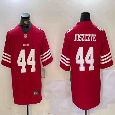 Men's San Francisco 49ers #44 Kyle Juszczyk Red Vapor Untouchable Limited Stitched Jersey