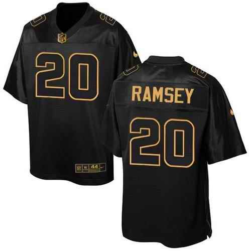 Nike Jaguars #20 Jalen Ramsey Black Men's Stitched NFL Elite Pro Line Gold Collection Jersey