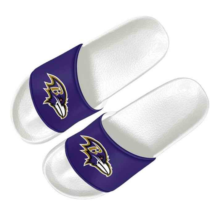 Men's Baltimore Ravens Flip Flops 001