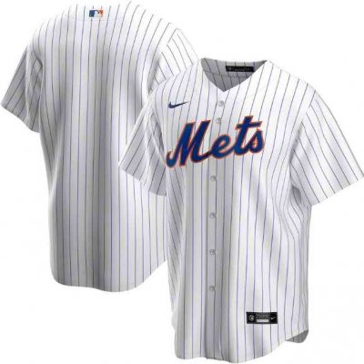 Men's New York Mets Blank White Cool Base Stitched Jersey