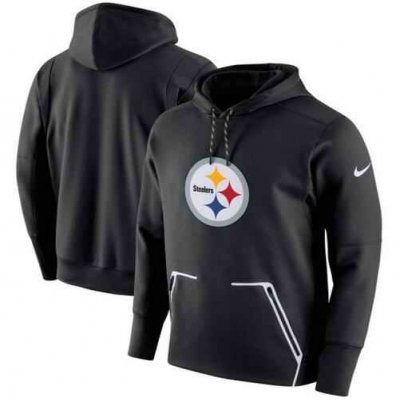 Men's Nike Pittsburgh Steelers Black Champ Drive Vapor Speed Pullover Hoodie