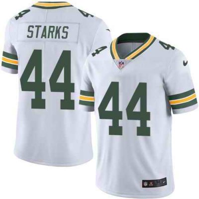 Nike Packers #44 James Starks White Men's Stitched NFL Limited Rush Jersey