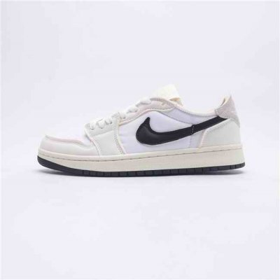 Men's Running Weapon Air Jordan 1 White/Cream Shoes 481