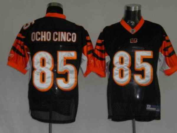 Bengals #85 Chad Ochocinco Black Color Stitched Youth NFL Jersey