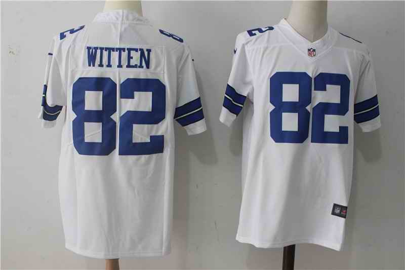 Men's Nike Dallas Cowboys #82 Jason Witten White Stitched NFL Vapor Untouchable Limited Jersey