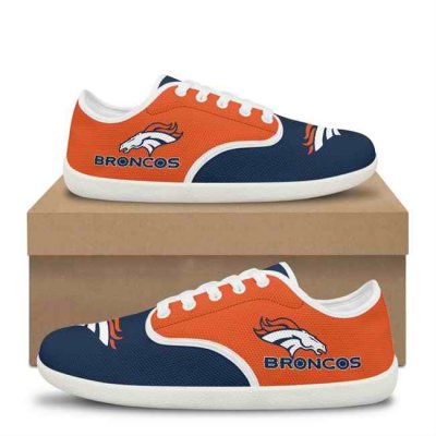 Women's Denver Broncos Low Top Sneakers/Shoes 001(Pls check description for details)