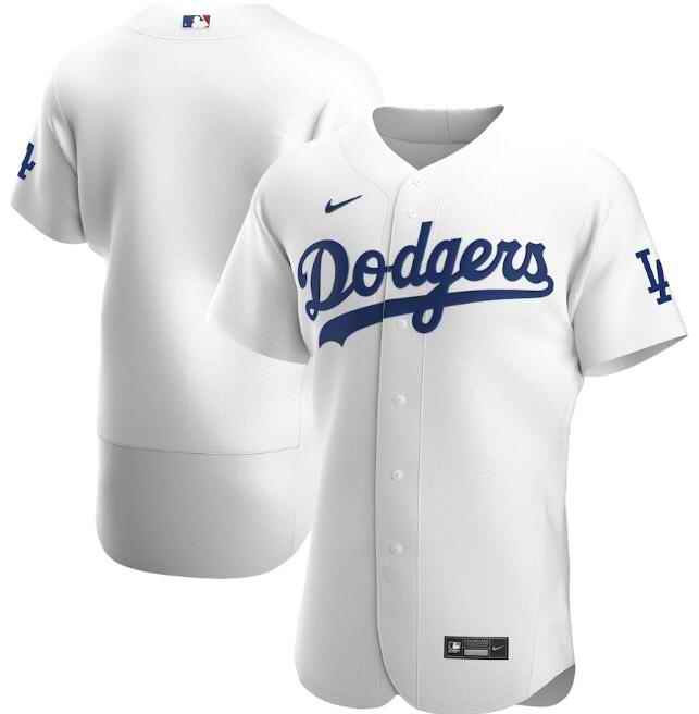 Men's Los Angeles Dodgers White Flex Base Stitched Jersey