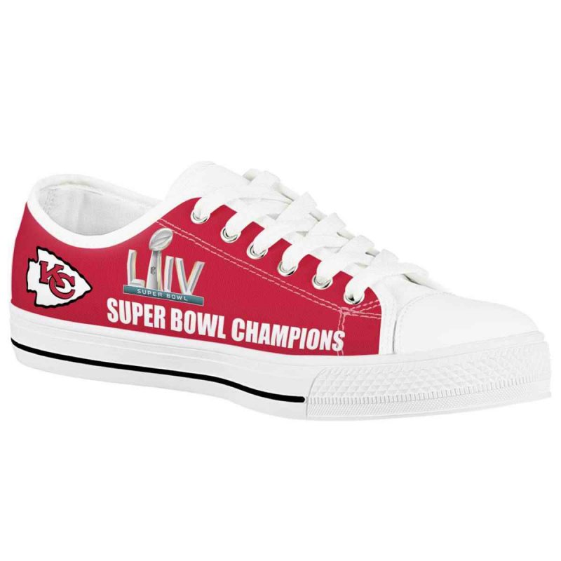 Men's Kansas City Chiefs Low Top Canvas Sneakers 005