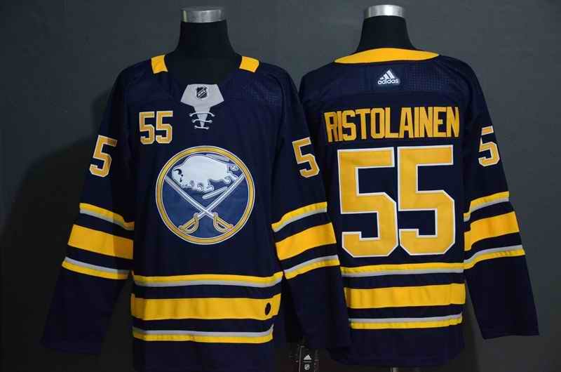 Men's Buffalo Sabres #55 Rasmus Ristolainen Navy Stitched NHL Jersey