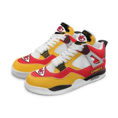 Men's Kansas City Chiefs Running weapon Air Jordan 4 Shoes 004