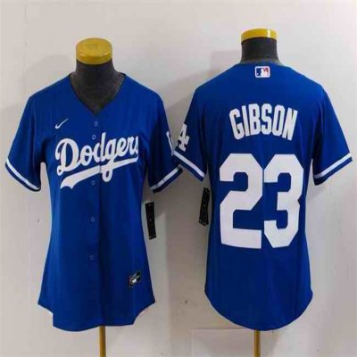 Youth Los Angeles Dodgers #23 Kirk Gibson Blue Stitched Baseball Jersey