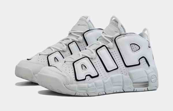 Men's Air Uptempo White Shoes 012