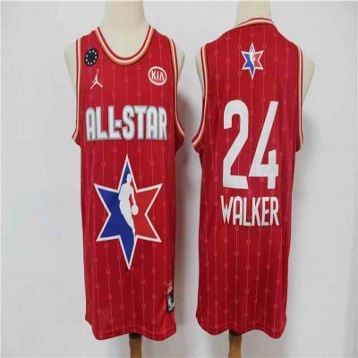 Men's Boston Celtics #24 Kemba Walker Red 2020 All-Star Stitched NBA Jersey