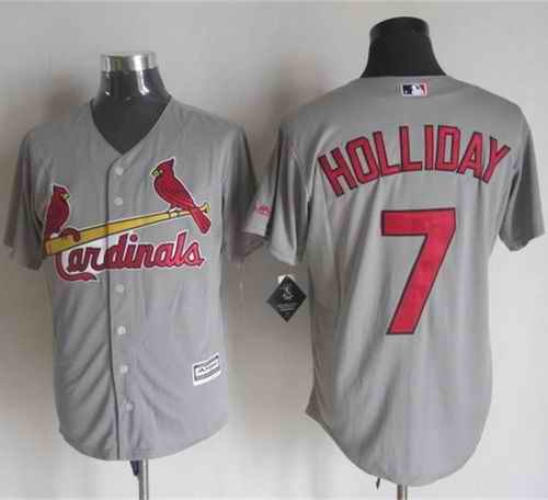 Cardinals #7 Matt Holliday Grey New Cool Base Stitched MLB Jersey