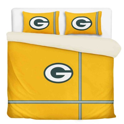 Green Bay Packers 3-Pieces Full Bedding 002