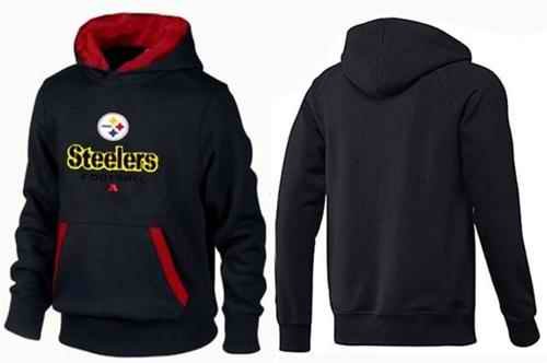 Pittsburgh Steelers Critical Victory Pullover Hoodie Black & Red