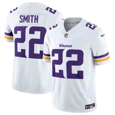 Men's Minnesota Vikings #22 Harrison Smith White 2023 F.U.S.E.  Vapor Untouchable Stitched Jersey