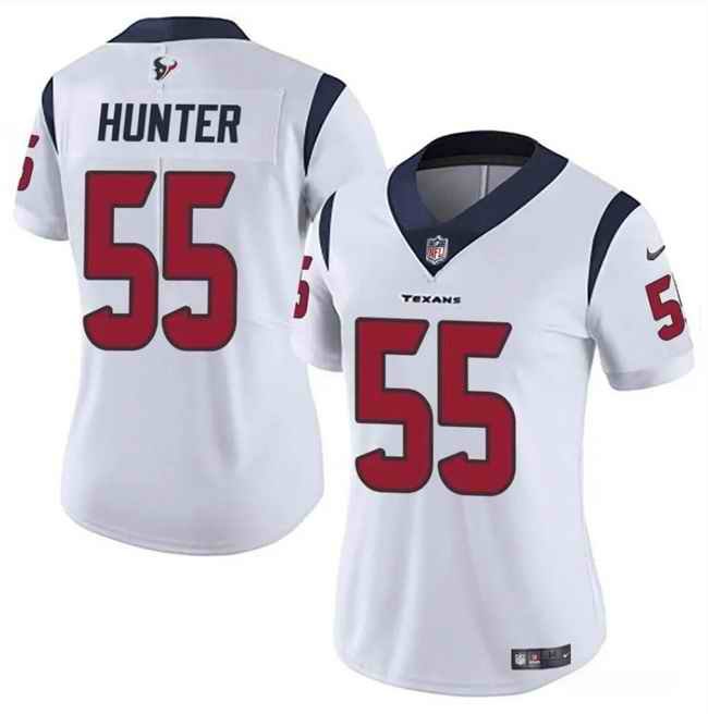 Women's Houston Texans #55 Danielle Hunter White Vapor Untouchable Limited Stitched Jersey (Run Small)