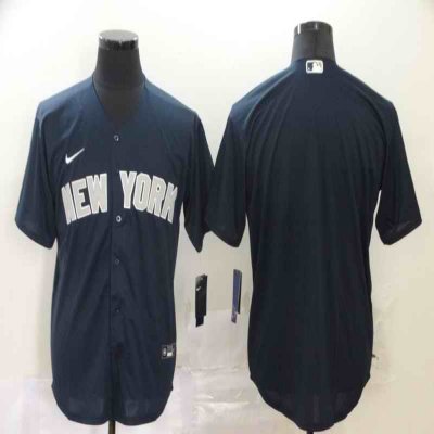 Men's New York Yankees Navy Cool Base Stitched MLB Jersey