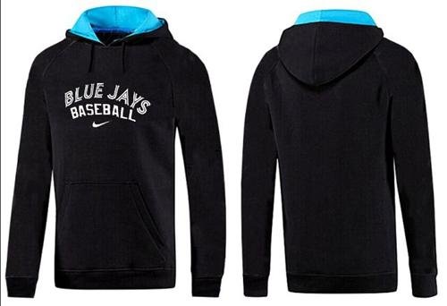 Toronto Blue Jays Pullover Hoodie Black & Blue