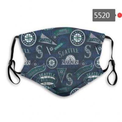 Seattle Mariners Face Mask 009 Filter Pm2.5 (Pls check description for details)