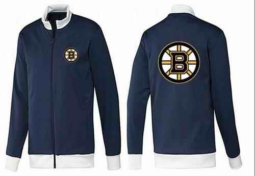 NHL Boston Bruins Zip Jackets Dark Blue-1