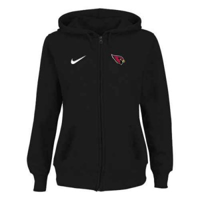 Women's Arizona Cardinals Stadium Rally Full Zip Hoodie Black