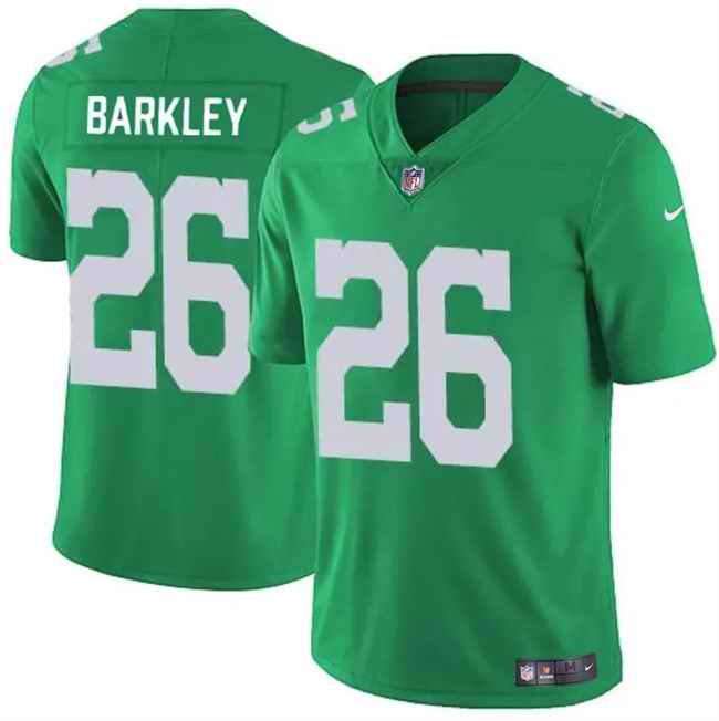 Men's Philadelphia Eagles #26 Saquon Barkley Green Vapor Untouchable Limited Stitched Football Jersey