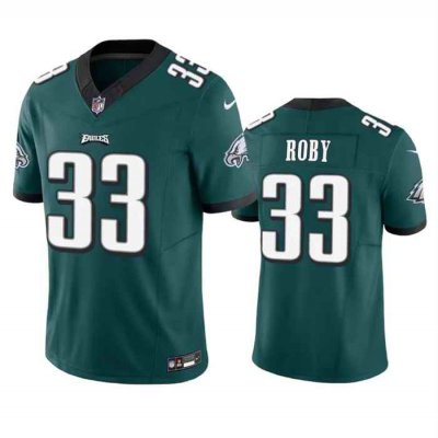 Men's Philadelphia Eagles #33 Bradley Roby Green 2023 F.U.S.E. Vapor Untouchable Limited Stitched Football Jersey